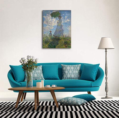 Claude Monet - Doamna Monet cu fiul ei - Tablou personalizat - Pictură celebră - imagine 2