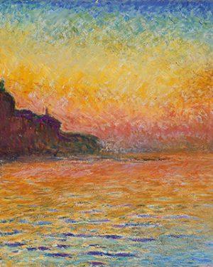 Claude Monet - Apus de Soare în Veneția - Tablou personalizat - Pictură celebră
